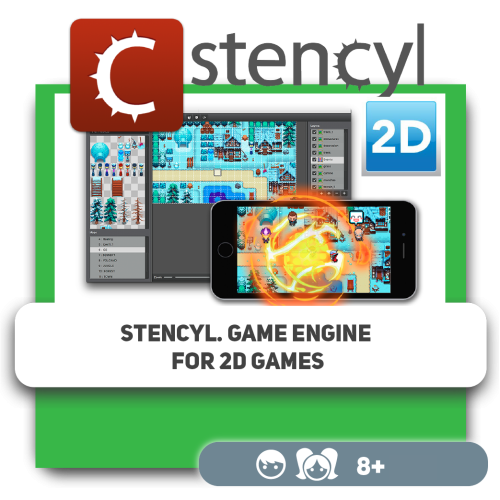 Stencyl. Game engine for 2D games